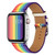 Rainbow Leather Watchband