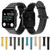 Loop Stripes Replacement Strap Watchband with Iron Buckle