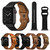 Double Hole Leather Watchband For Apple Watch Series 6 & SE &