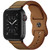 Double Hole Leather Watchband For Apple Watch Series 6 & SE &