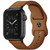 Double Hole Leather Watchband For Apple Watch Series 6 & SE &