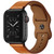 Double Hole Leather Watchband For Apple Watch Series 6 & SE &