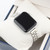 Small Waist Seven Beads Stainless Steel Strap Watchband For Apple Watch Series 6 & SE &