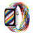 Rainbow Braided Single Loop Replacement Watchbands, Size: S 130mm For Apple Watch Series 6 & SE & 5 & 4 40mm / 3 & 2 & 1 38mm