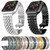 Five Beads Stainless Steel Replacement Watchbands For Apple Watch Series
