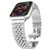 Five Beads Stainless Steel Replacement Watchbands For Apple Watch Series