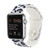 Silicone Painted Pattern Replacement Watchband For Apple Watch Series