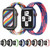 Small Waist Single Loop Nylon Braid Replacement Watchband For Apple Watch Series 7 41mm / 6&SE&5&4 40mm / 3&2&1 38mm