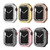 Electroplating PC Double Rows Diamond Protective Case For Apple Watch Series