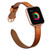 14mm Leather Strap Watchband For Apple Watch Series
