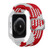 TPU Frame Buckle Braid Integrated Replacement Watchband For Apple Watch Series