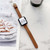 Litchi Texture Slimming Strap Watchband For Apple Watch Series