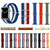 Adjustable Striped Woven Nylon Strap Watchband For Apple Watch Series