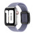 Black Buckle Silicone Watchband For Apple Watch Series