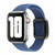 Black Buckle Silicone Watchband For Apple Watch Series