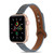 Double Rivets Leather Watchband for Apple Watch Series