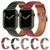 Genuine Leather Watchband, Size: Large Size For Apple Watch Series 7 41mm / 6&SE&5&4 40mm / 3&2&1 38mm
