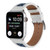 Canvas Leather Watchband For Apple Watch Series
