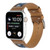 Canvas Leather Watchband For Apple Watch Series