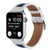 Canvas Leather Watchband For Apple Watch Series