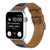 Canvas Leather Watchband For Apple Watch Series