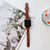Flat Texture Leather Watchband For Apple Watch Series