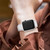 Three-line Leather Watchband For Apple Watch Series