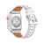 Three-line Leather Watchband For Apple Watch Series