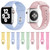 Flamingo Embossing Silicone Watchband For Apple Watch Series