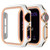 Two-color Electroplating PC Watch Case For Apple Watch Series