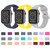 Butterfly Buckle Silicone Watchband, Size: L For Apple Watch Series