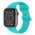 Butterfly Buckle Silicone Watchband, Size: L For Apple Watch Series
