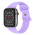 Butterfly Buckle Silicone Watchband, Size: L For Apple Watch Series