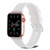 Plain Weave Silicone Watch Band For Apple Watch Series