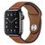 PU Leather Black Buckle Watch Band For Apple Watch Series