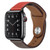 PU Leather Black Buckle Watch Band For Apple Watch Series