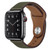 PU Leather Black Buckle Watch Band For Apple Watch Series