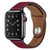 PU Leather Black Buckle Watch Band For Apple Watch Series