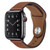 PU Leather Black Buckle Watch Band For Apple Watch Series