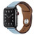 PU Leather Black Buckle Watch Band For Apple Watch Series