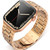5-bead Stainless Steel Watch Band For Apple Watch Series