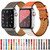 Single Lap Microfiber Leather Watch Band For Apple Watch Series