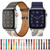 Single Lap Microfiber Leather Watch Band For Apple Watch Series