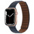 Magnetic Two-color Loop Slim Leather Watch Band For Apple Watch Series