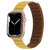 Magnetic Two-color Loop Slim Leather Watch Band For Apple Watch Series