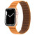 Magnetic Two-color Loop Slim Leather Watch Band For Apple Watch Series