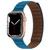 Magnetic Two-color Loop Slim Leather Watch Band For Apple Watch Series