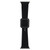 Black Square Buckle Silicone Watch Band For Apple Watch Series