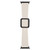 Black Square Buckle Silicone Watch Band For Apple Watch Series