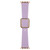 Rose Gold Square Buckle Silicone Watch Band For Apple Watch Series